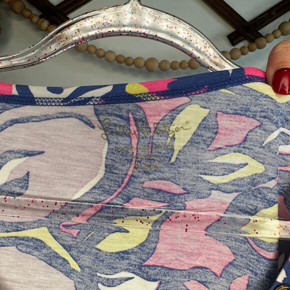 Lilly Pulitzer Palmetto Tropical Pink Catwalk Shirt Dress - Picture 4 of 4